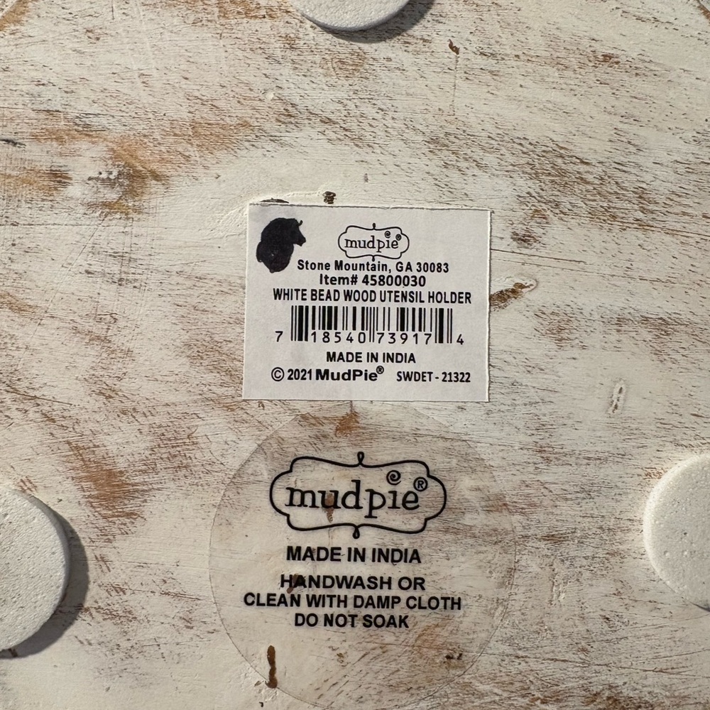Mud Pie Utensil Holder - Picture 2 of 2